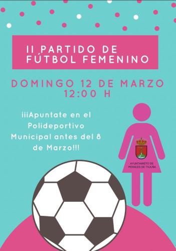 II PARTIDO DE FUTBOL FEMENINO